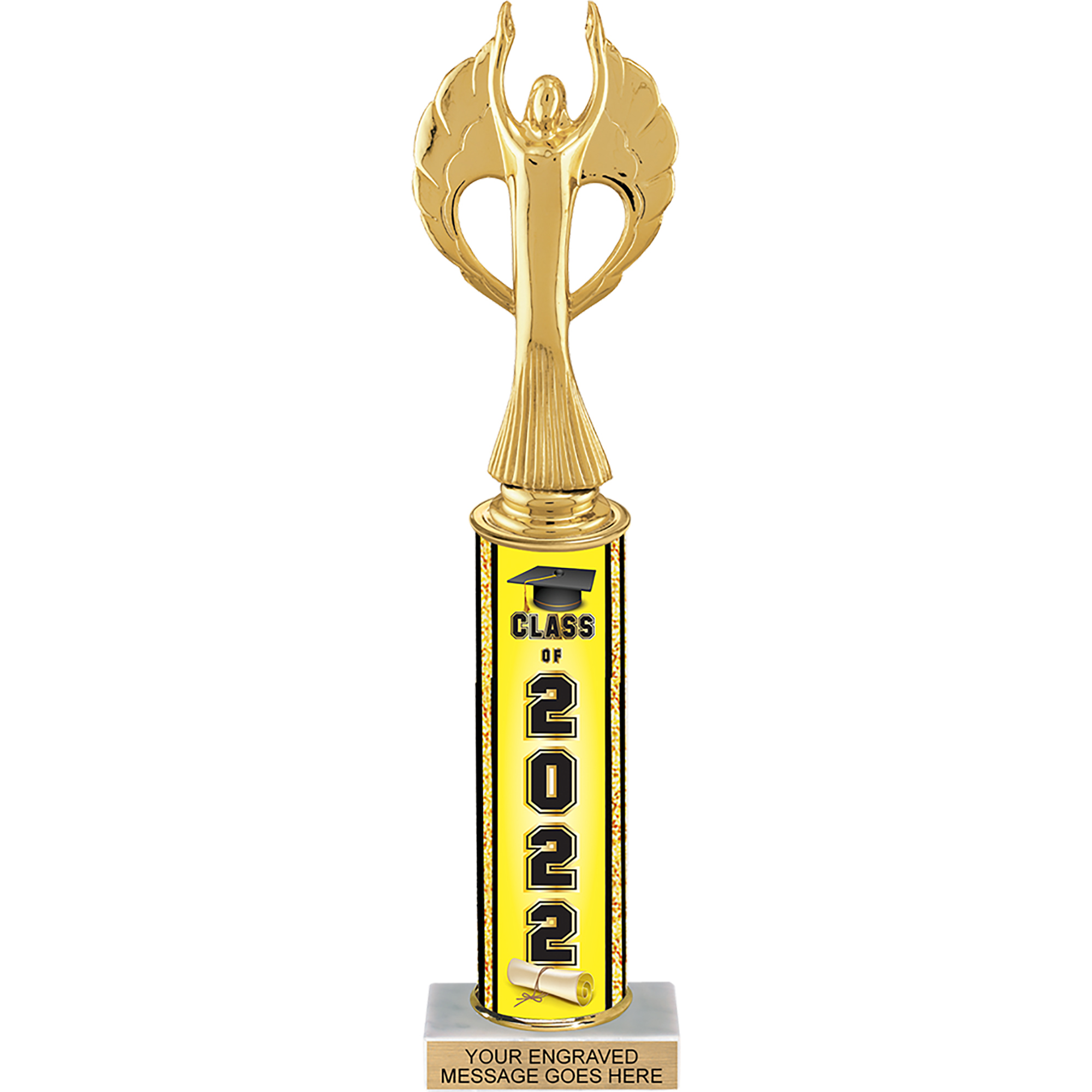 Power Weight Lifting Falcon Trophy Star Award ENGRAVED FREE 5 Sizes Available 