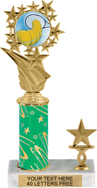 Star Frame Color Insert Trophy with 1 Trim