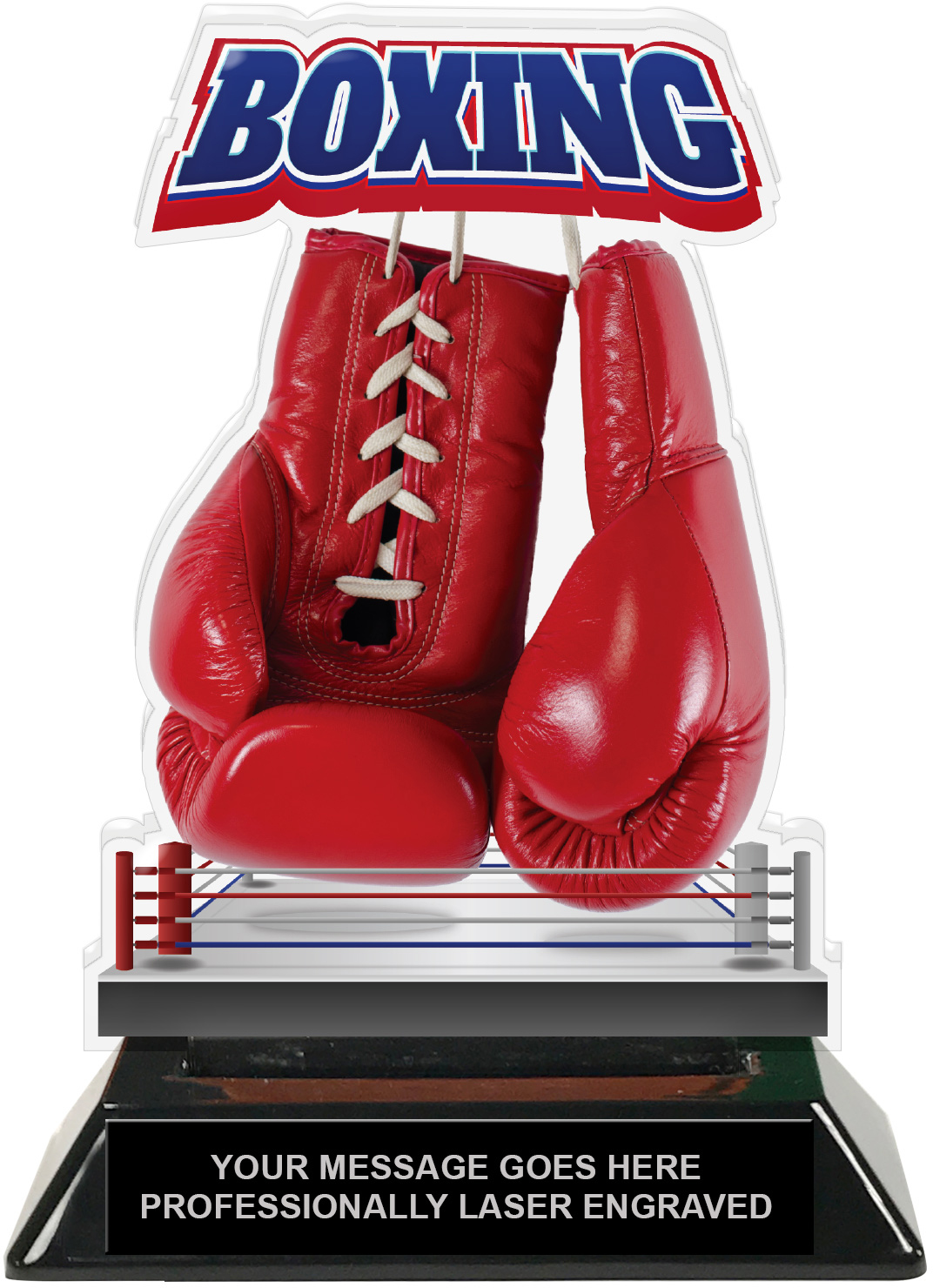 Boxing Colorix-T Acrylic Trophy - 6.25 inch