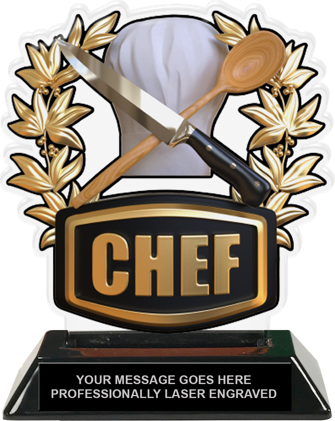 Chef Colorix-T Acrylic Trophy - 6.25