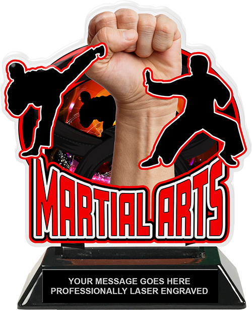 Martial Arts Colorix-T Acrylic Trophy