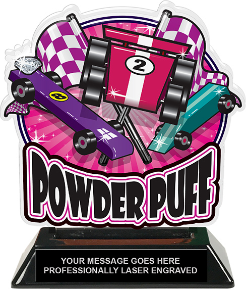 Powder Puff Colorix-T Acrylic Trophy