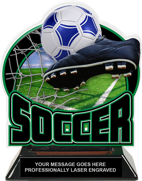 Soccer Colorix-T Acrylic Trophy