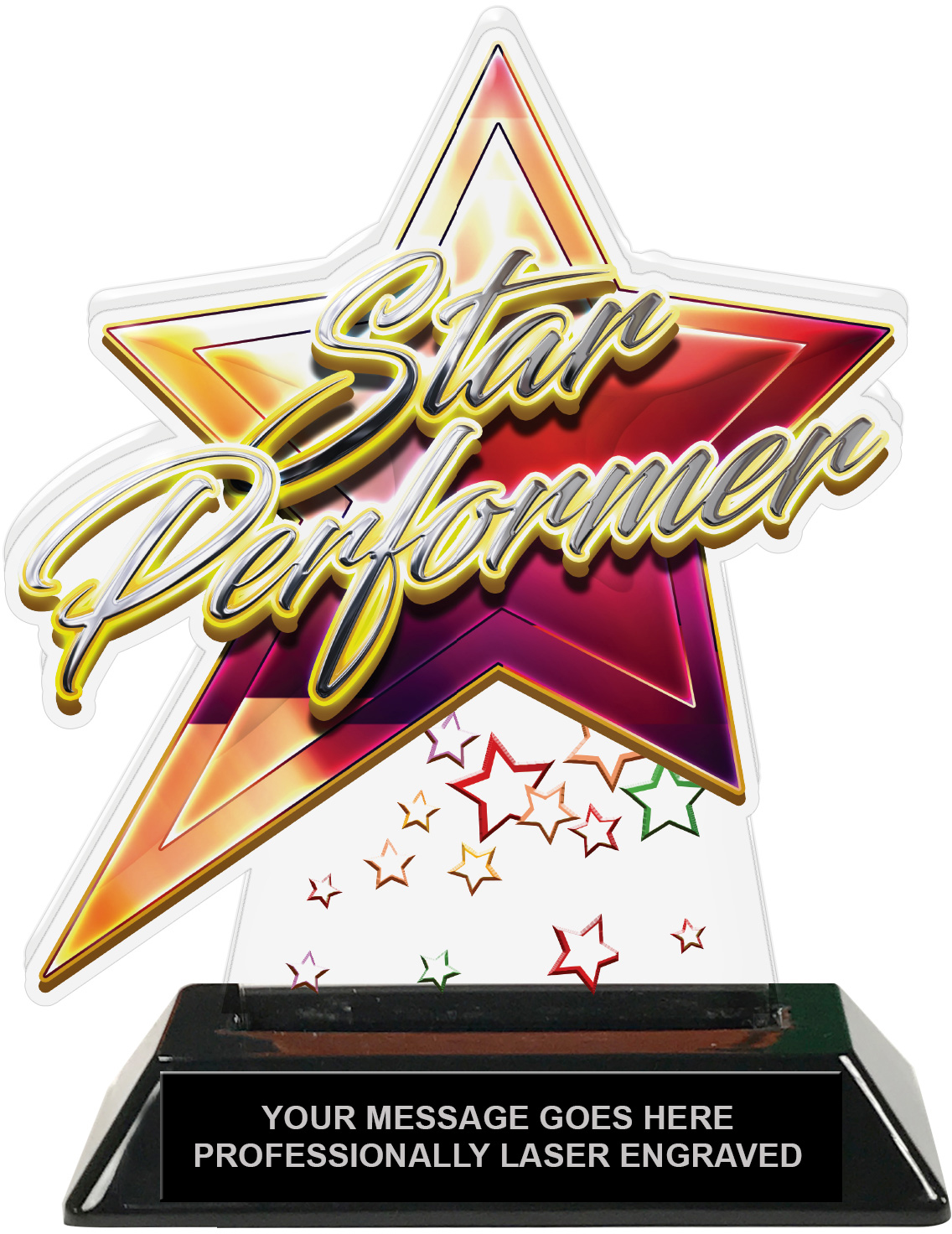 Star Performer Colorix-T Acrylic Trophy- 6.25 inch
