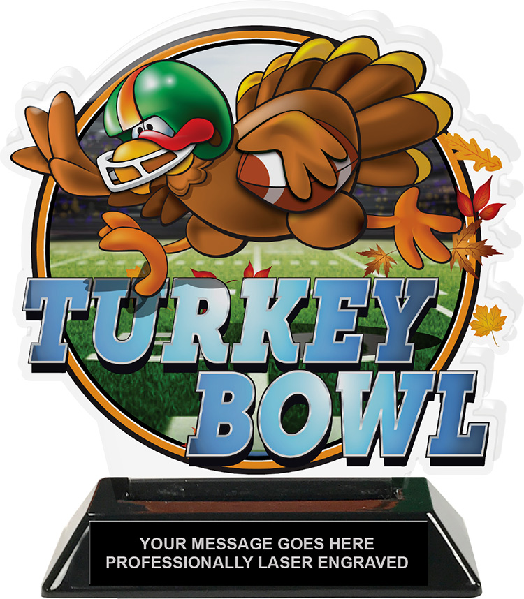 Turkey Bowl Colorix-T Acrylic Cut Out - 6.25 Inches