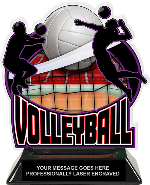 Volleyball Colorix-T Acrylic Trophy