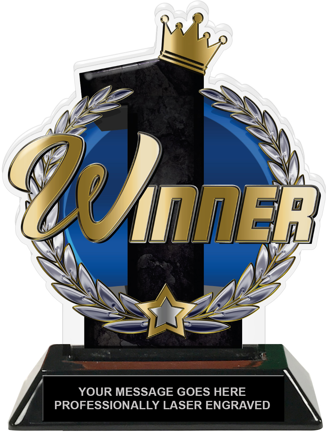 1 Winner Colorix-T Acrylic Trophy- 6.25 inch