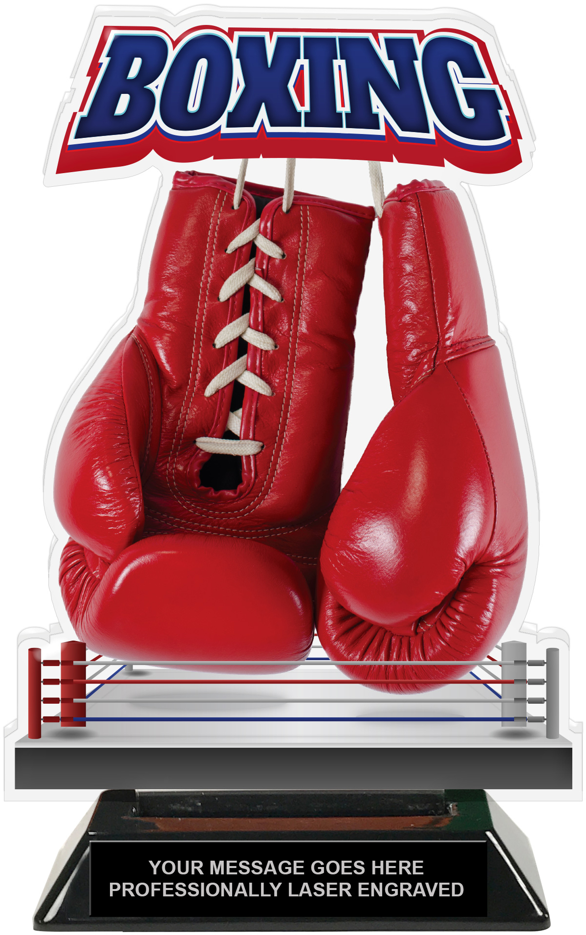 Boxing Colorix-T Acrylic Trophy- 8.25 inch