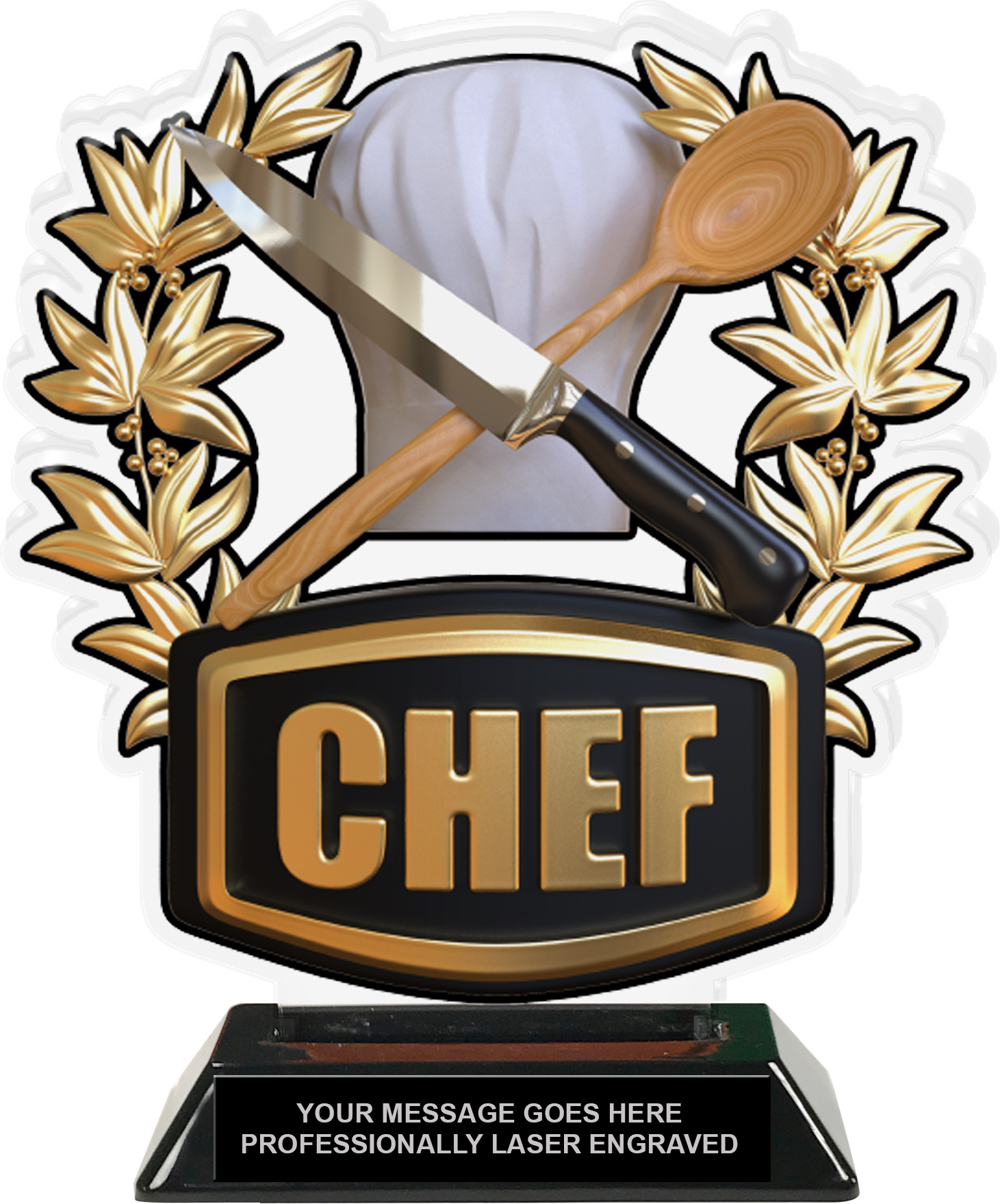 Chef Colorix-T Acrylic Trophy- 8.25 inch