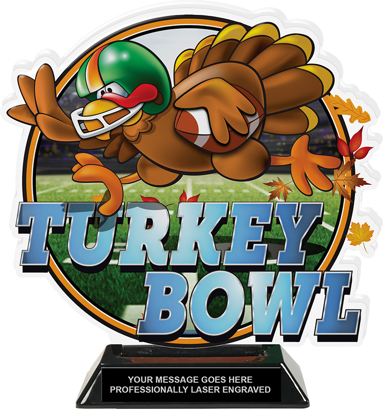 Turkey Bowl Colorix-T Acrylic Cut Out - 8.25 Inches