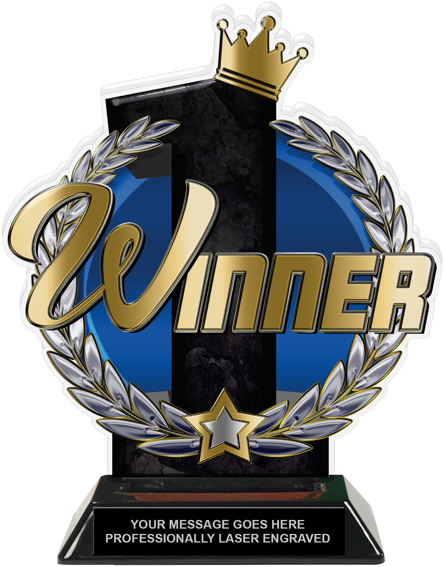 1 Winner Colorix-T Acrylic Trophy- 8.25 inch