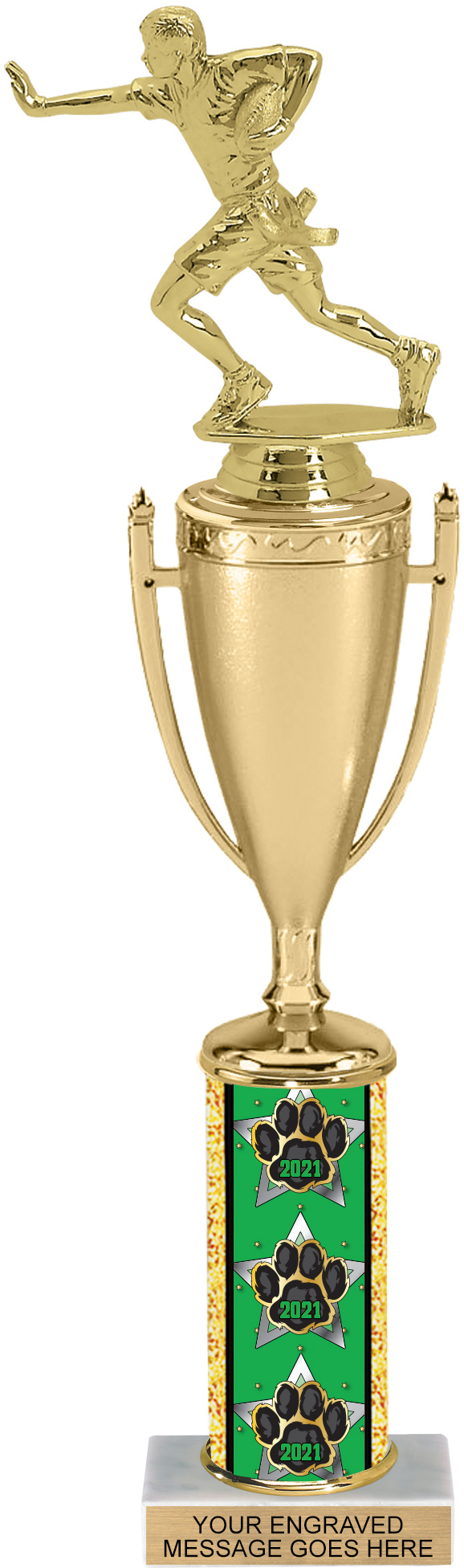 15 inch Paw Year Column Cup Trophy
