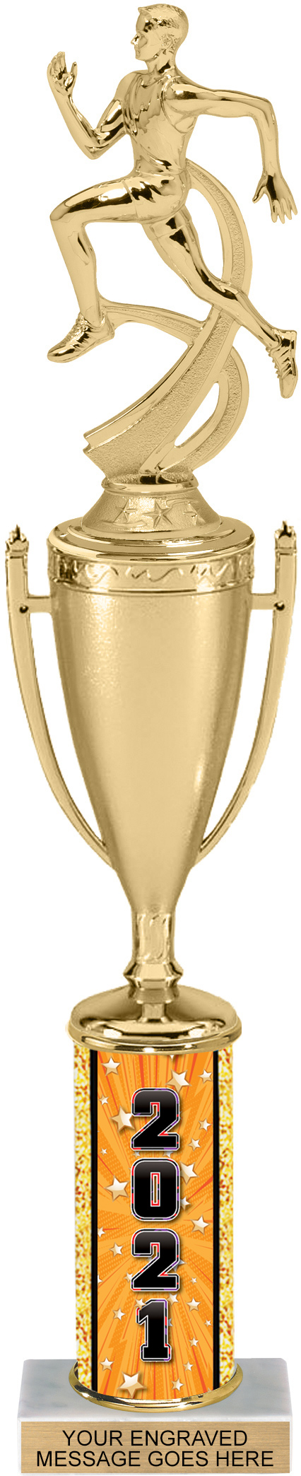 Comic Stars Column Cup Trophy for Year - 15 inch