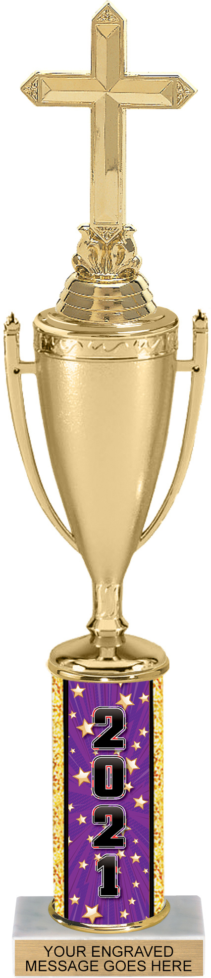 Year 15 inch Comic Stars Column Cup Trophy