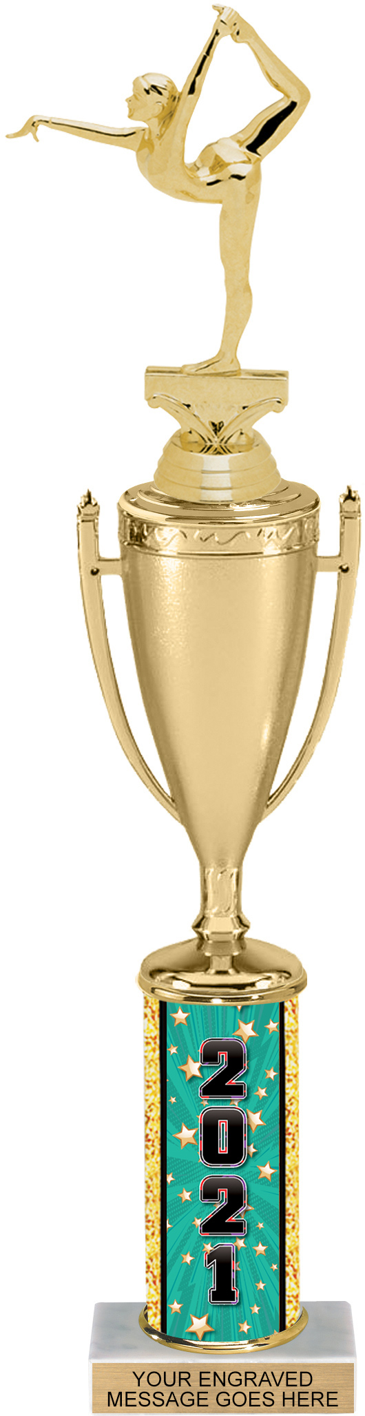 Year Comic Stars Column Cup Trophy - 15 inch