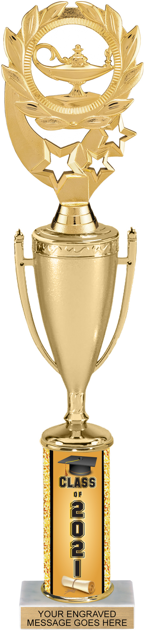 15 inch Class of 2021 Column Cup Trophy