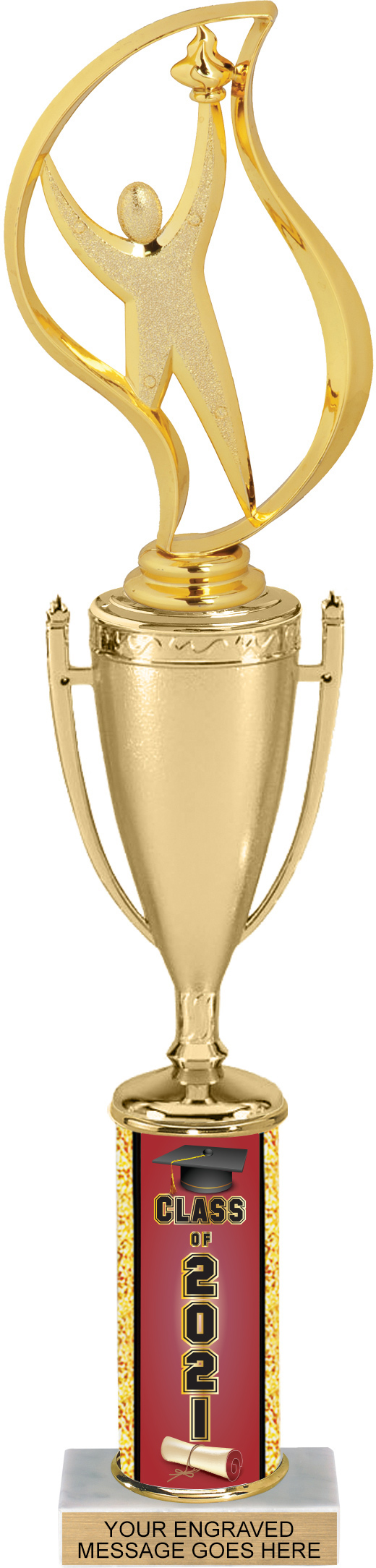 Exclusive Class of 2021 Column 15 inch Cup Trophy