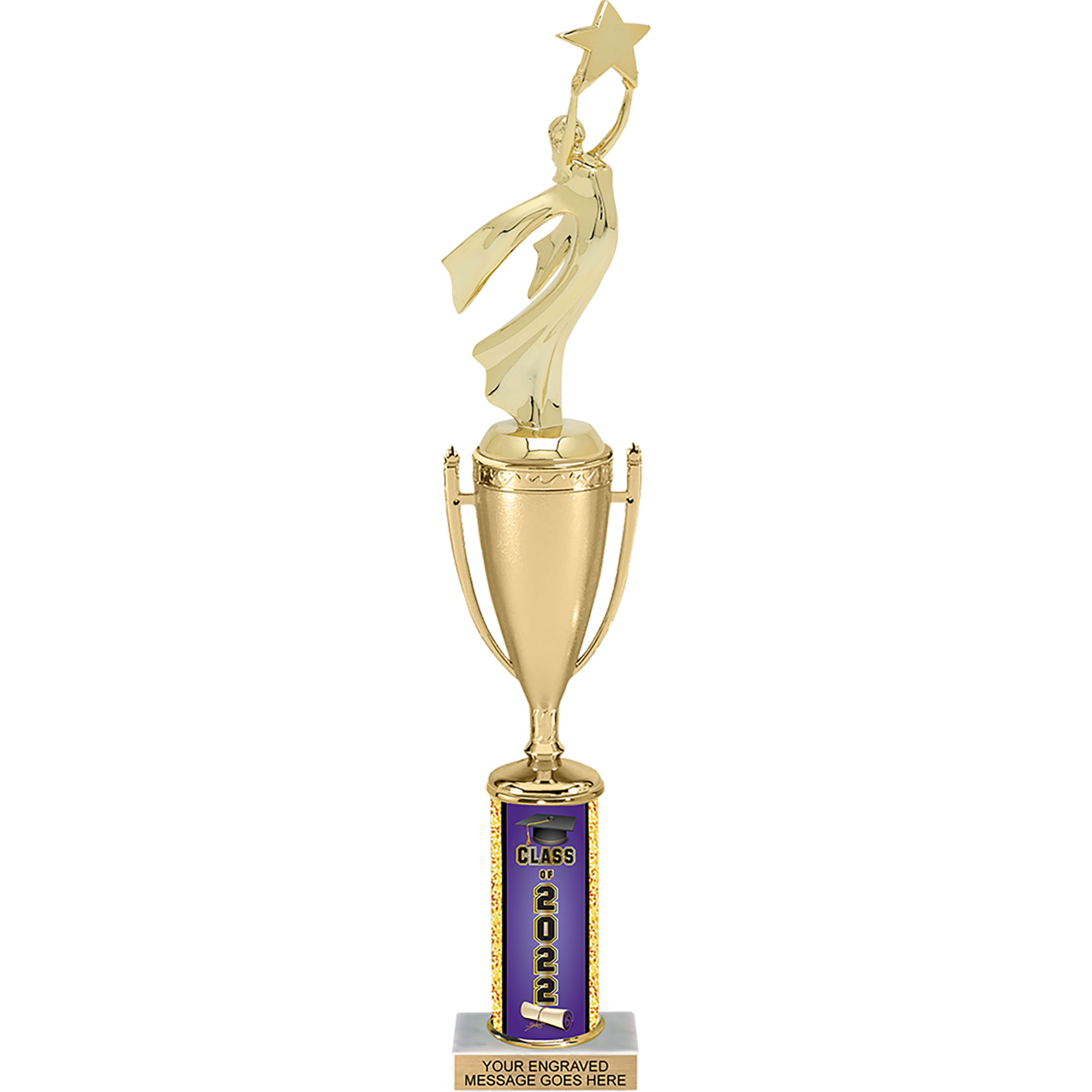 Class of 2022 15 inch Column Cup Trophy