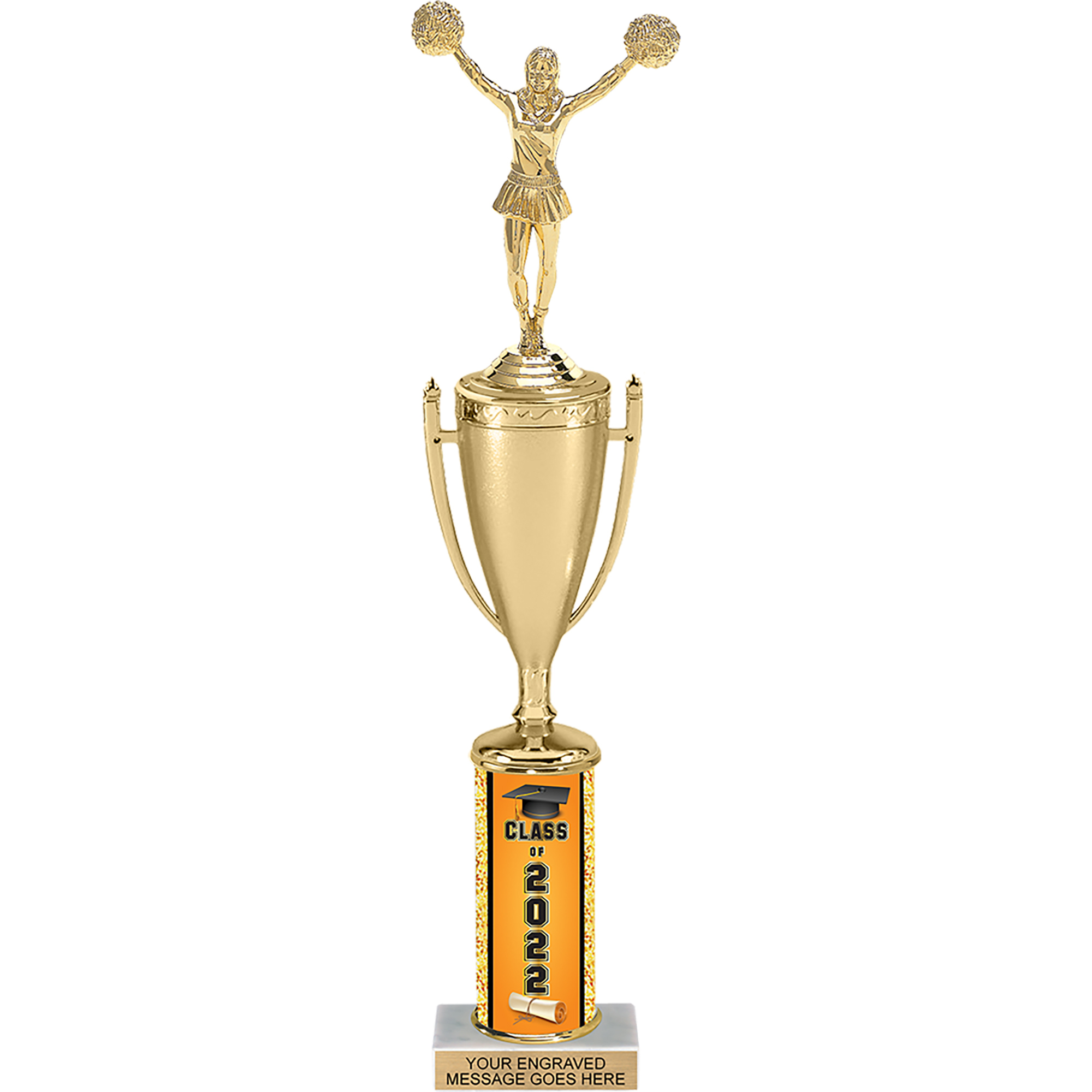 Column Cup Trophy for Class of 2022 - 15 inch