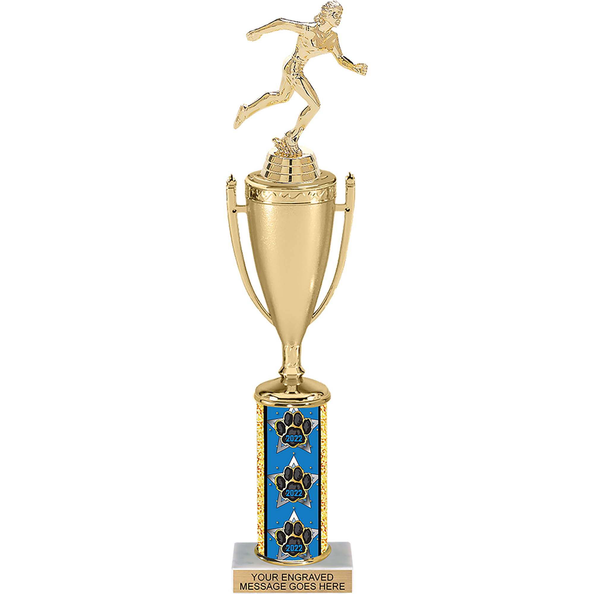 Paw Column Cup Trophy 2022 - 15 inch