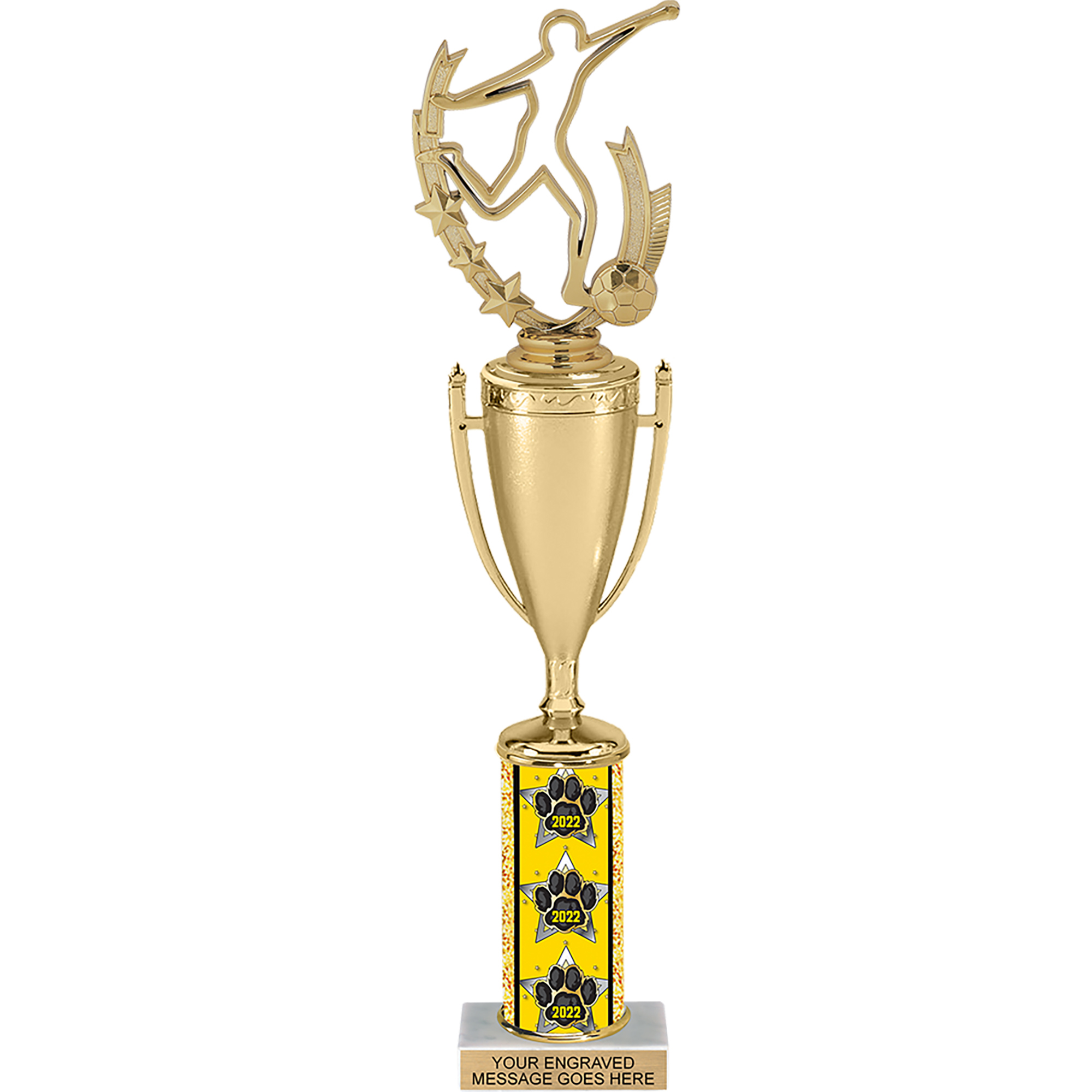 15 inch 2022 Paw Column Cup Trophy