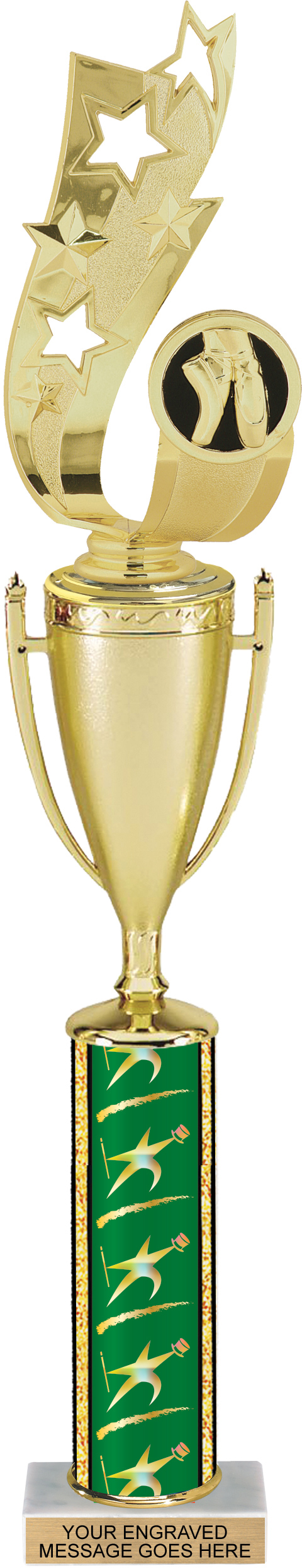 Star Dancer Column Cup Trophy - 17 inch