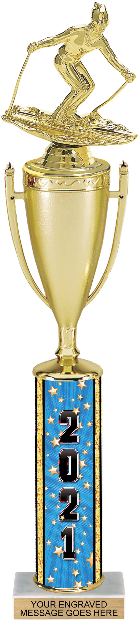 Comic Stars Column Cup Trophy Year - 17 inch
