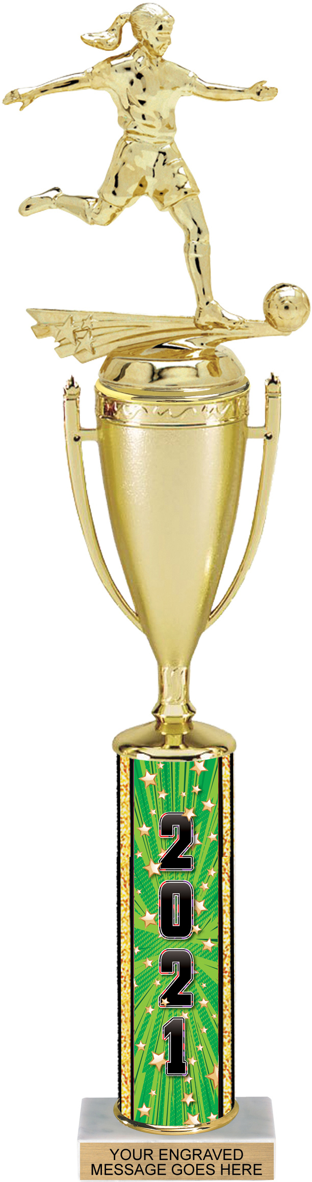 17 inch Comic Stars Year Column Cup Trophy