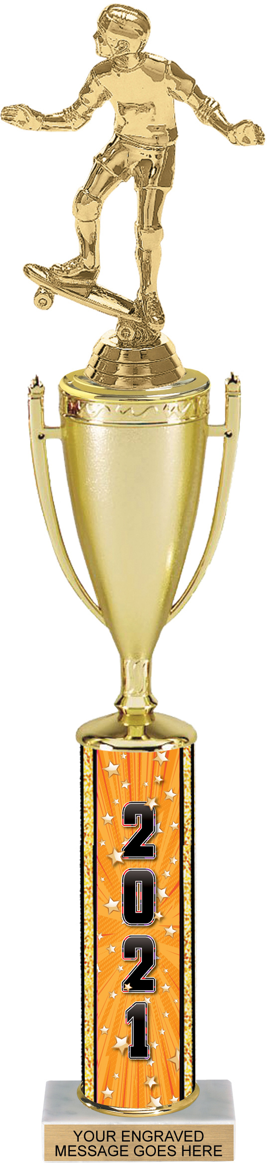 Comic Stars Column Cup Trophy for Year - 17 inch