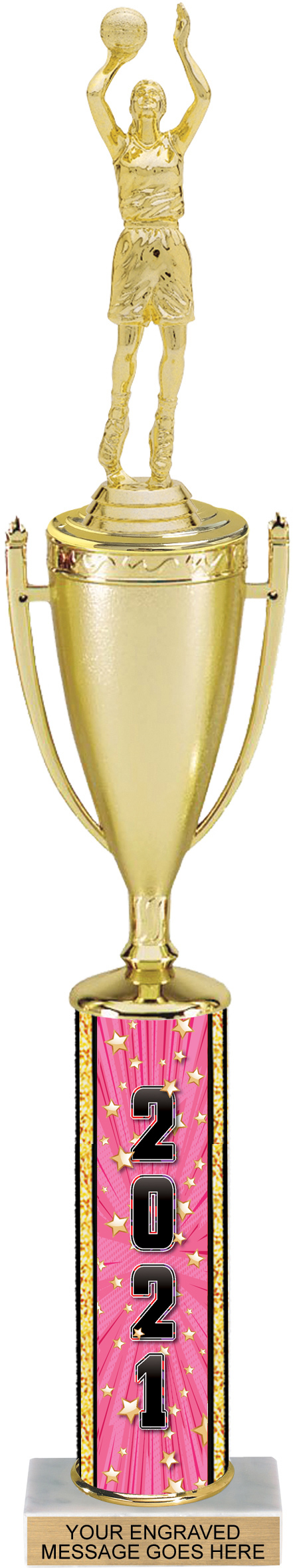 Year Exclusive Comic Stars Column Cup Trophy - 17 inch