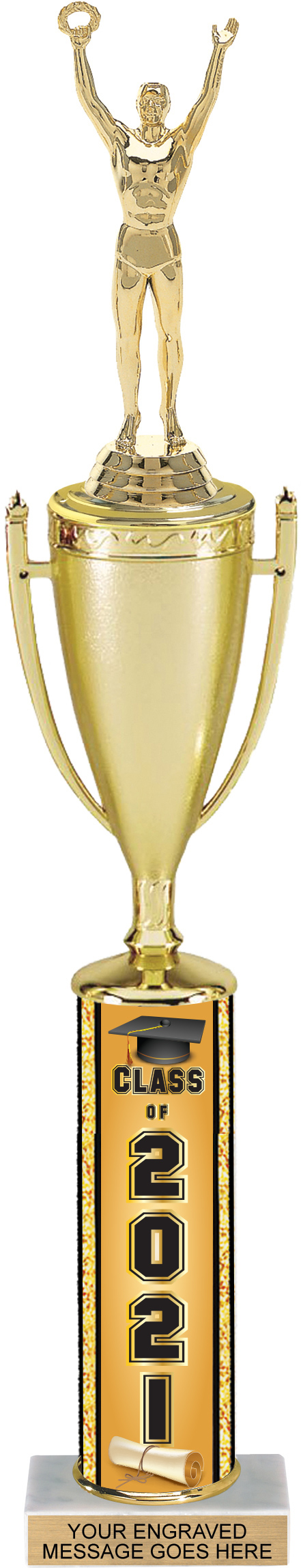 17 inch Class of 2021 Column Cup Trophy