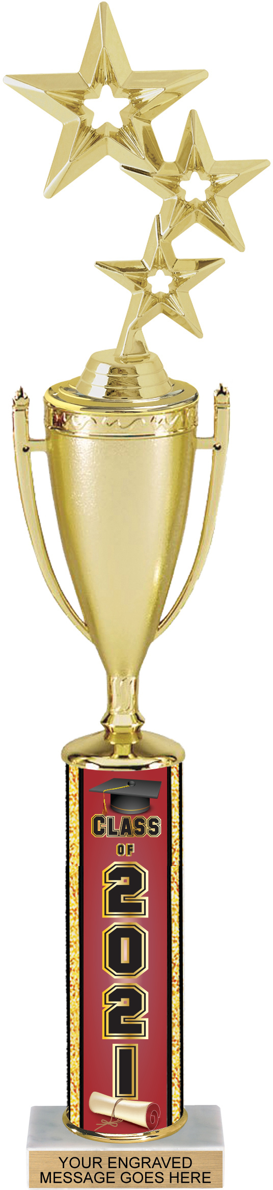 Exclusive Class of 2021 Column 17 inch Cup Trophy