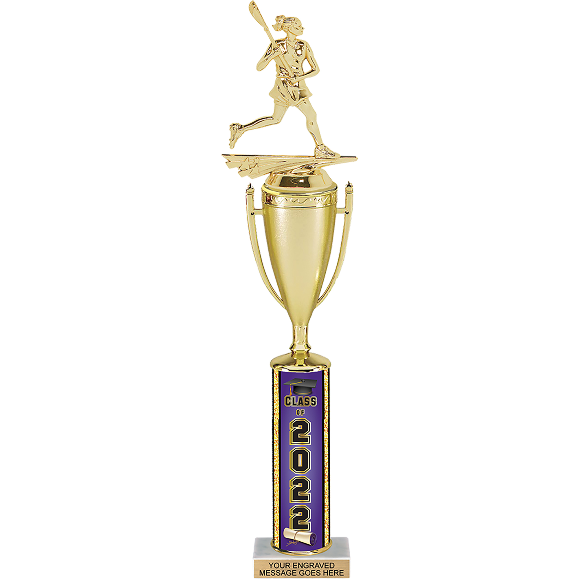 Class of 2022 17 inch Column Cup Trophy