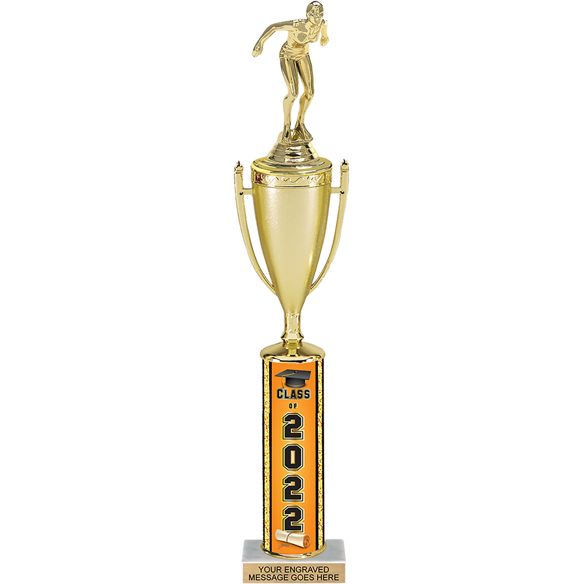 Column Cup Trophy for Class of 2022 - 17 inch