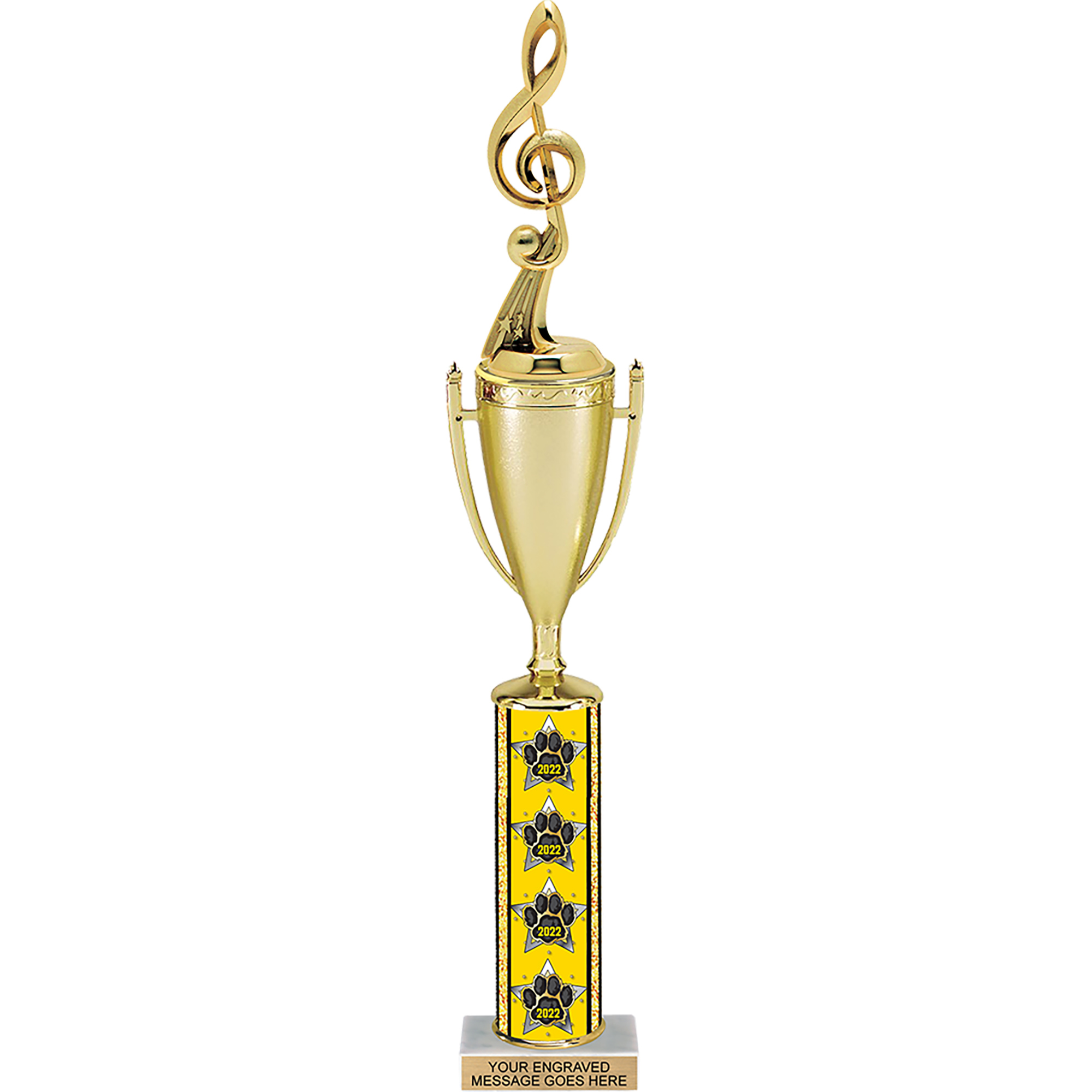17 inch 2022 Paw Column Cup Trophy