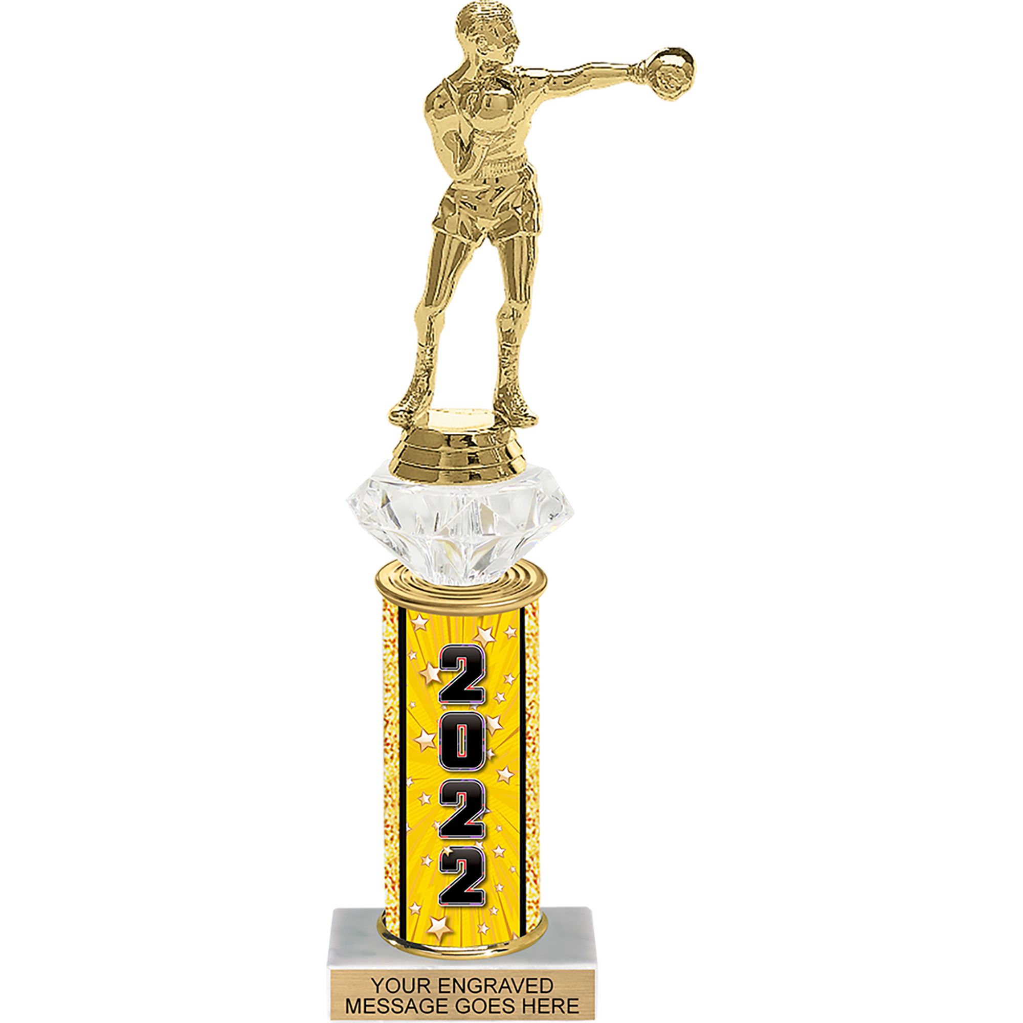 Diamond Riser 11 inch 2022 Comic Stars Column Trophy