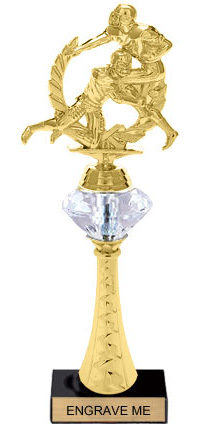 Diamond Riser Trophy- 12 inch
