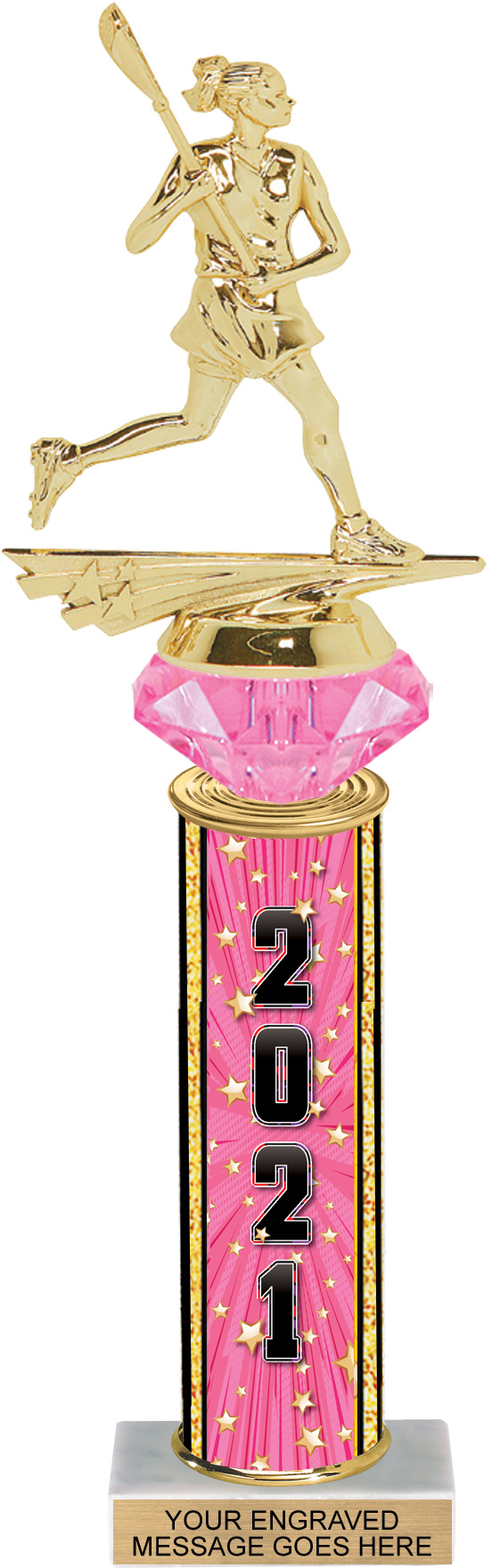 Diamond Riser Year Exclusive Comic Stars Trophy - 13 inch