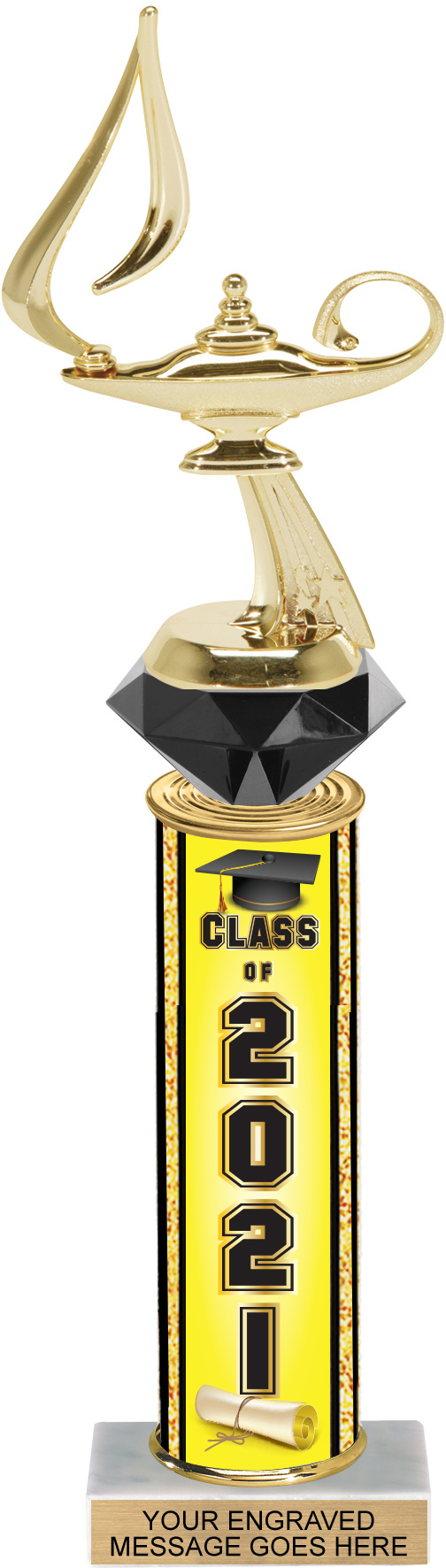Diamond Riser 13 inch Class of 2021 Trophy