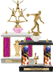 Two-Post Diamond Riser Trophy