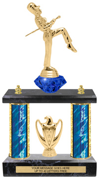 Two-Post Diamond Riser Trophy