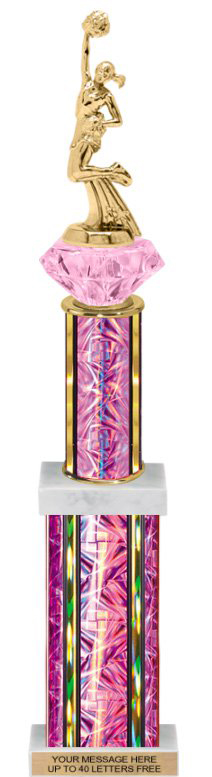 Diamond Riser Rectangle/Oval Column Trophy