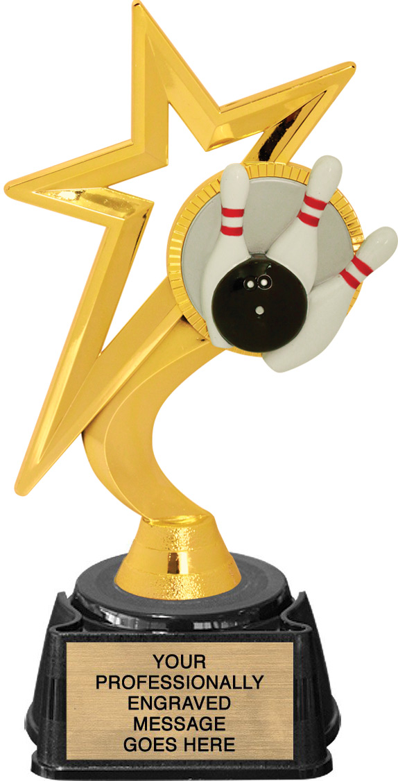 Bowling Gold Star Trophy