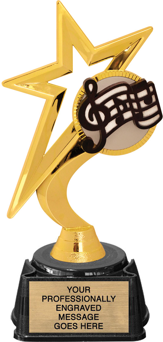 Music Gold Star Trophy