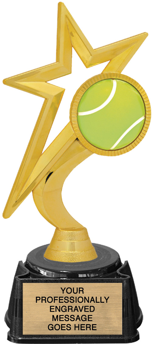 Tennis Gold Star Trophy