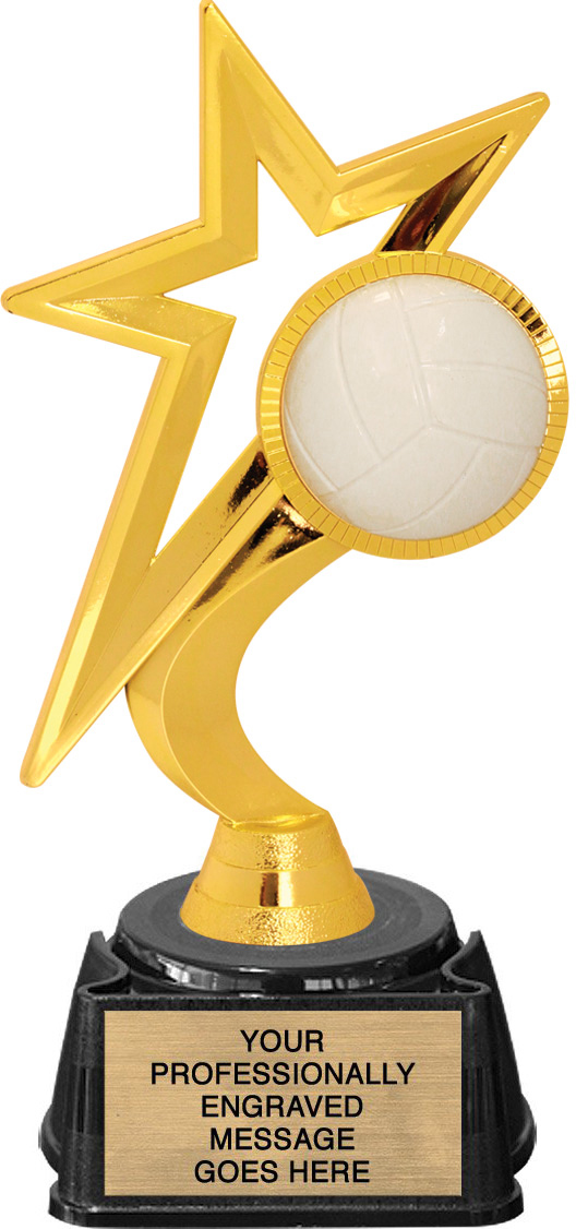 Volleyball Gold Star Trophy
