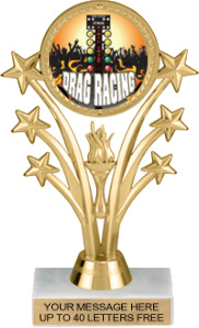 Tennis Award Shooting Star Rackets & Yellow Ball Trophy FREE Engraving 2 sizes 
