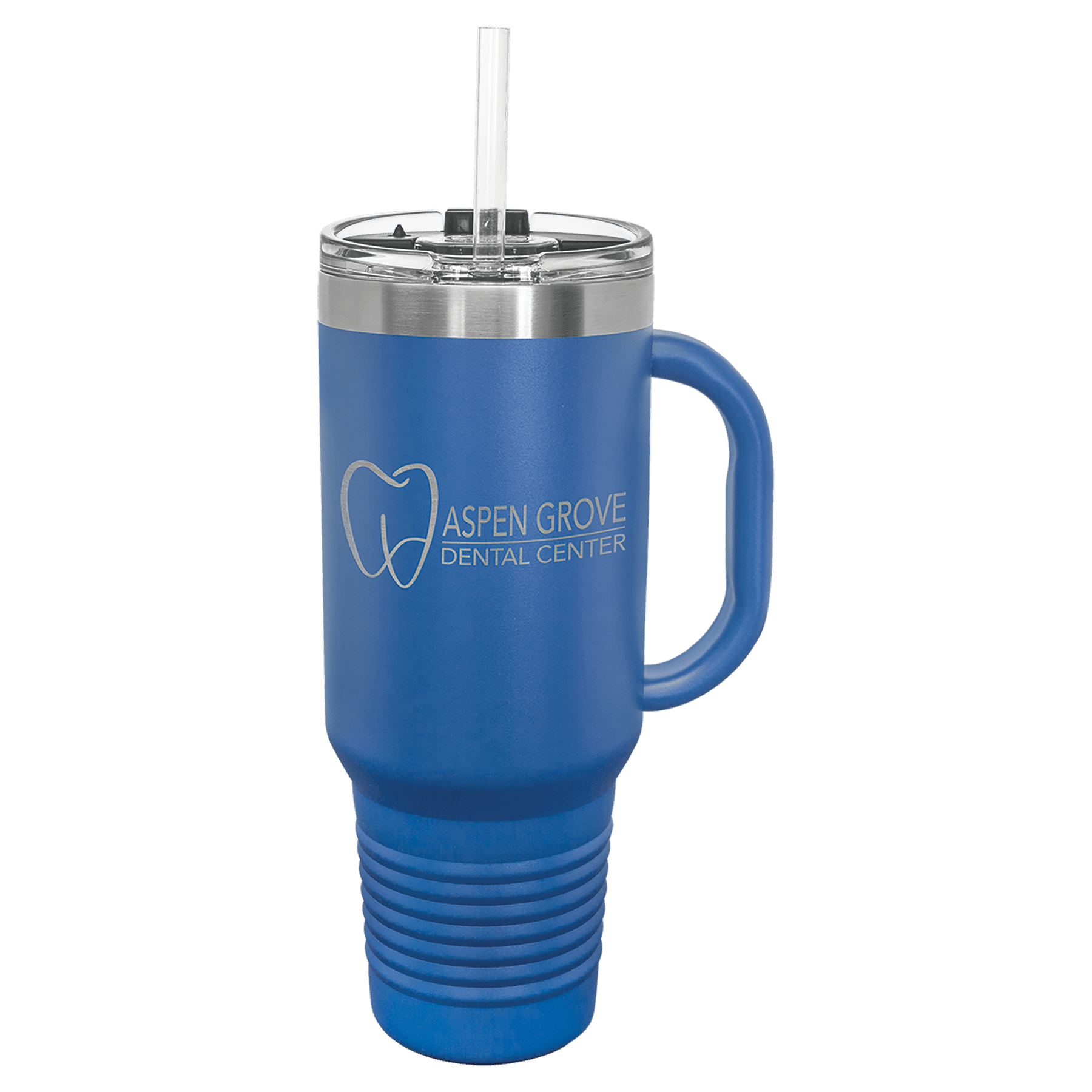 Polar Camel 40 oz. Travel Mug with Handle - Blue