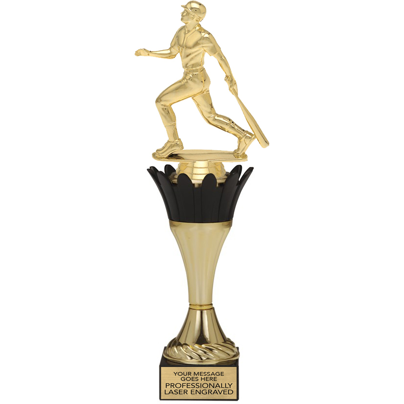 Gold & Black Crown Trophy