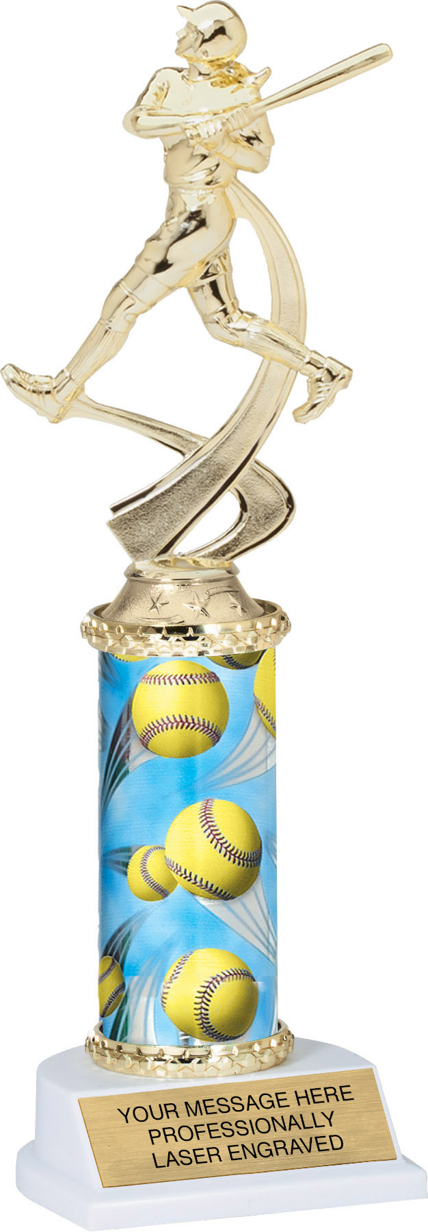 Softball Motion Sport Trophy- 11 inch